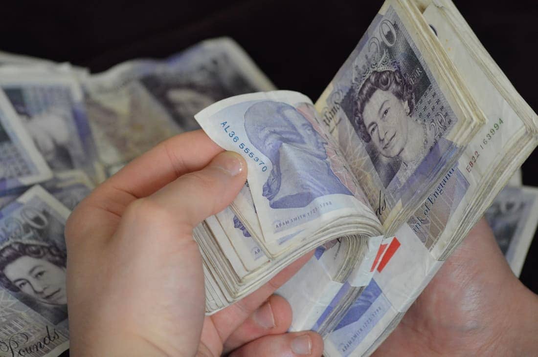 British Pound prop money