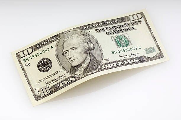 Prop Money $10 Dollar Bills