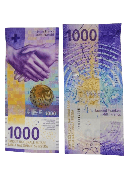 Prop Money Swiss Franc 1000 Note