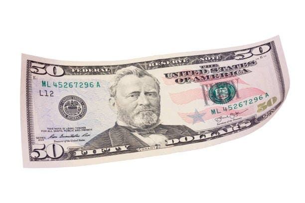Prop Money $50 Dollar Note