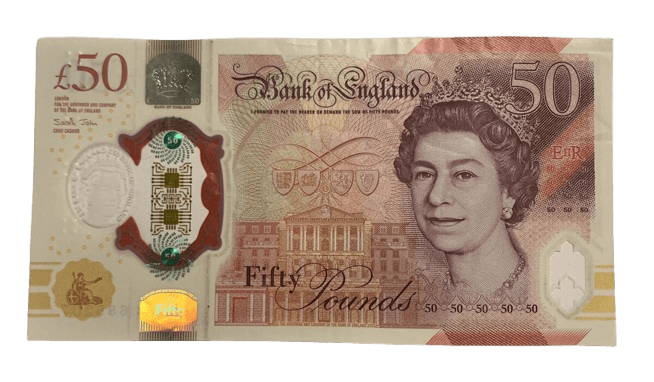 Prop Money £50 Pound Note